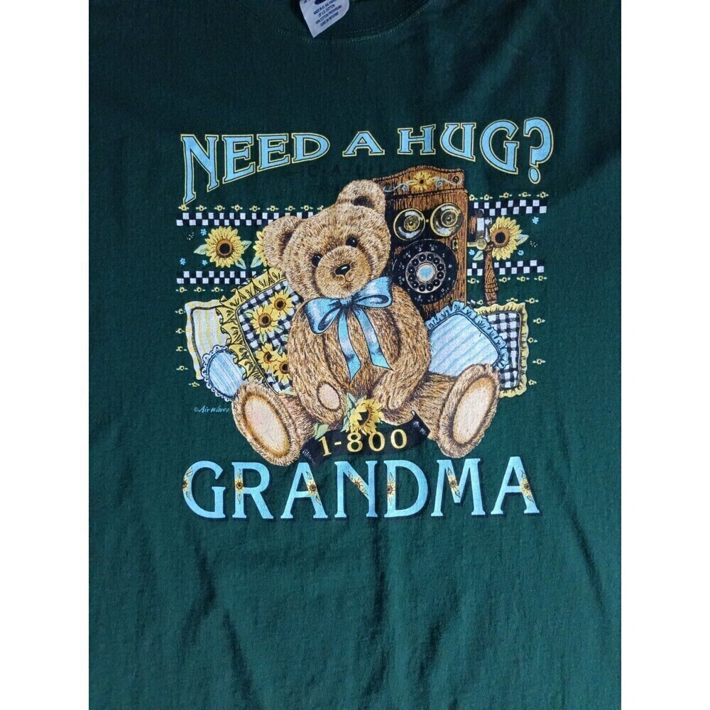 Mark Athletic T-Shirt Men's Size Large 90s Graphic Green Short Sleeve - Picture 2 of 8